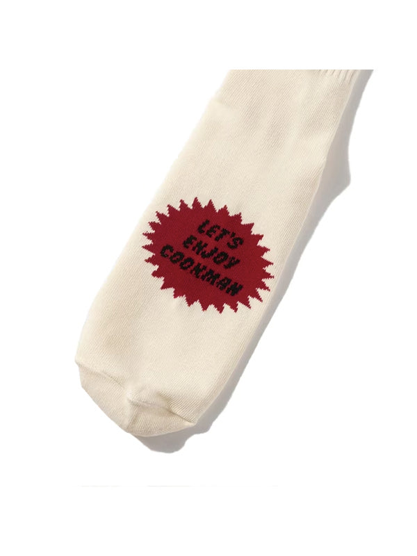Cookman クックマン ソックス Rib Crew Socks Negro Leagues LA - White Sox -