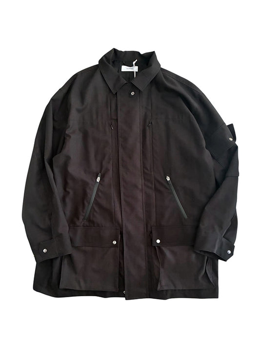 THE JEAN PIERRE ジャン・ピエール Urban Wool Tech Coverall - INK BLACK -