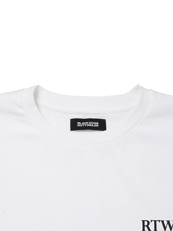 ROTTWEILER ロットワイラー R9 RTWLA NOSLEEVE TEE - WHITE -