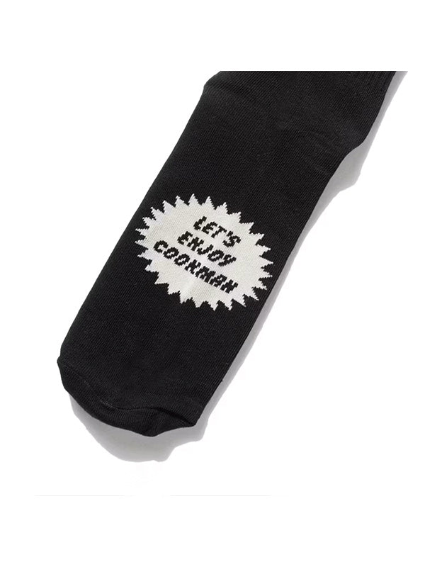 Cookman クックマン ソックス Rib Crew Socks Negro Leagues NY - Black Yankees -