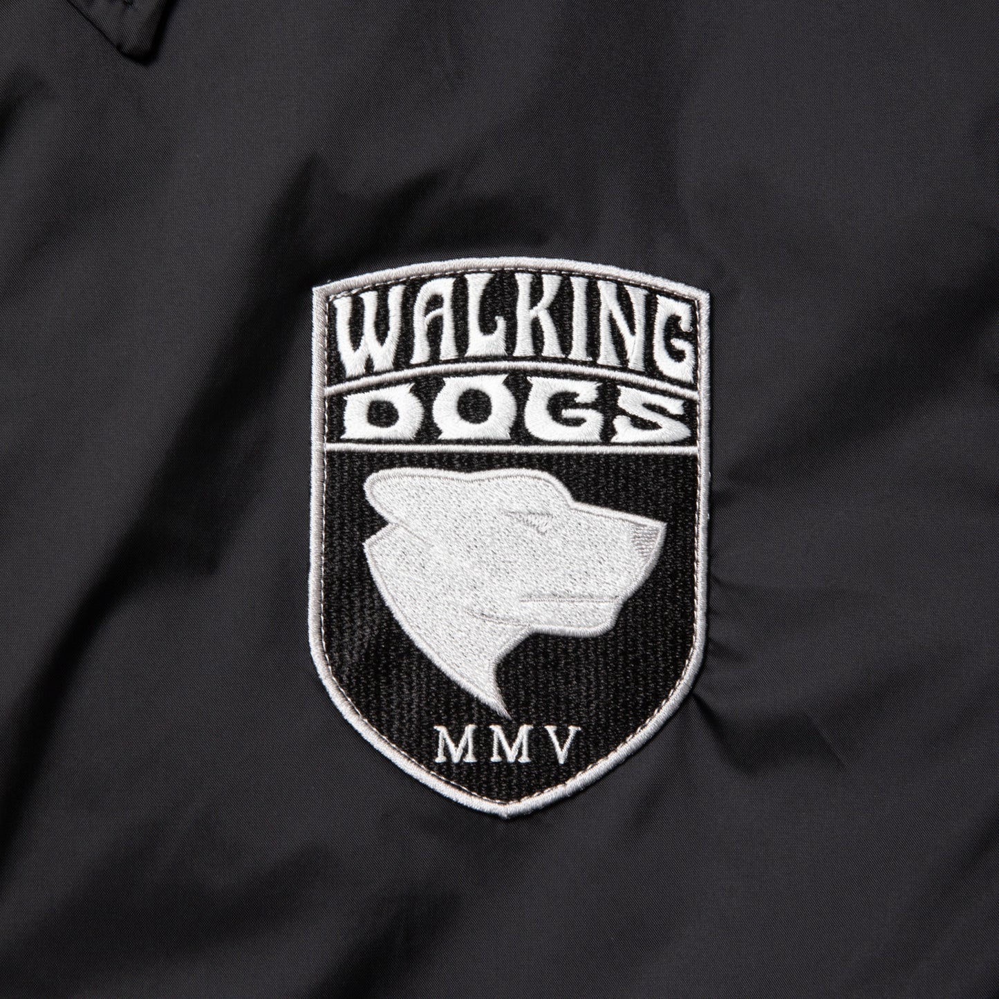 【BLACK FRIDAY SALE】ROTTWEILER ロットワイラー WALKING DOG COACH JACKET - BLACK -