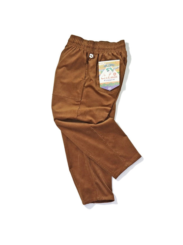 Cookman クックマン ハーベストパンツ Harvest Pants Cropped High Wale Corduroy - DARK BROWN -
