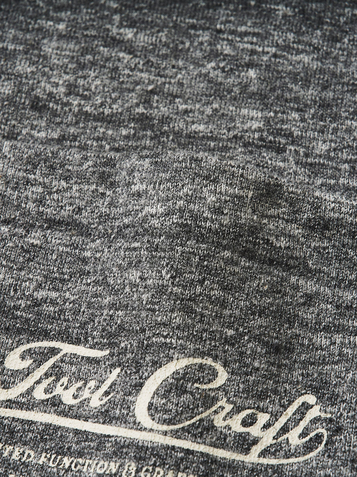 tool craft ツールクラフト LOGO T-SHIRTS - CHARCOAL -