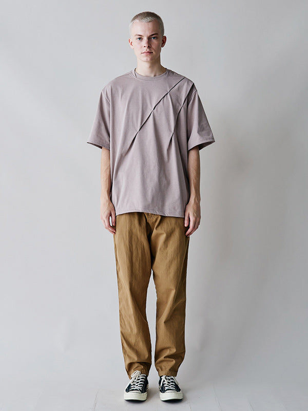 rehacer レアセル Side Pocket Tapered Washed Pants - BEIGE -