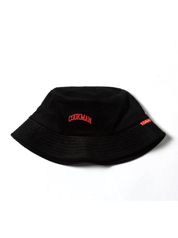 Cookman クックマン バケットハット Bucket Hat Corduroy - BLACK -