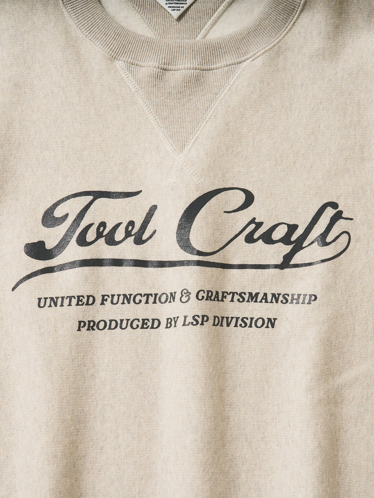 tool craft ツールクラフト SWEAT SHIRTS - OATMEAL -