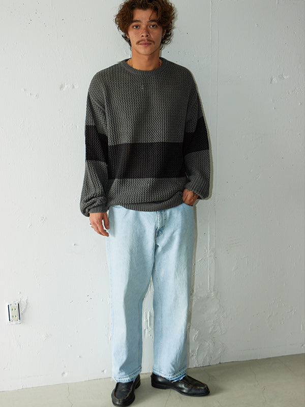 [MORE SUMMER SALE] AS STANDARD MESH CREW KNIT