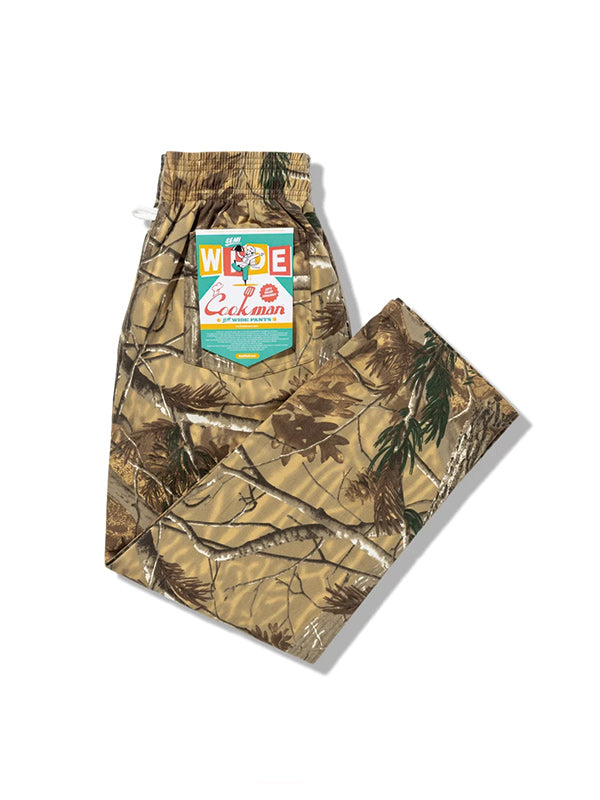 Cookman クックマン シェフパンツ Chef Pants SemiwideTimber Camo - DARK GREEN -