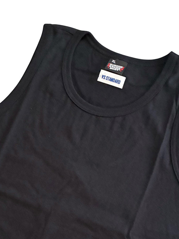 AS STANDARD X SCREEN STARS アズスタンダードxスクリーンスターズ　TANK TOP - BLACK -