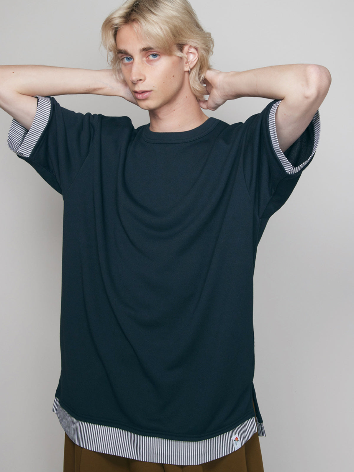 rehacer レアセル Fusion Layered Wide CS - NAVY -