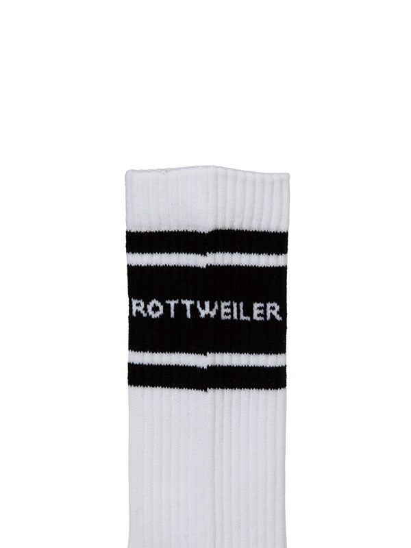 【MORE WINTER SALE】ROTTWEILER ロットワイラー R9 LINE SOX - WHITE -