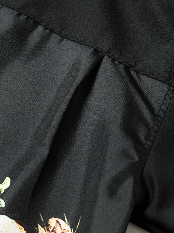 rehacer レアセル Botanical Coach Jacket - BLACK -