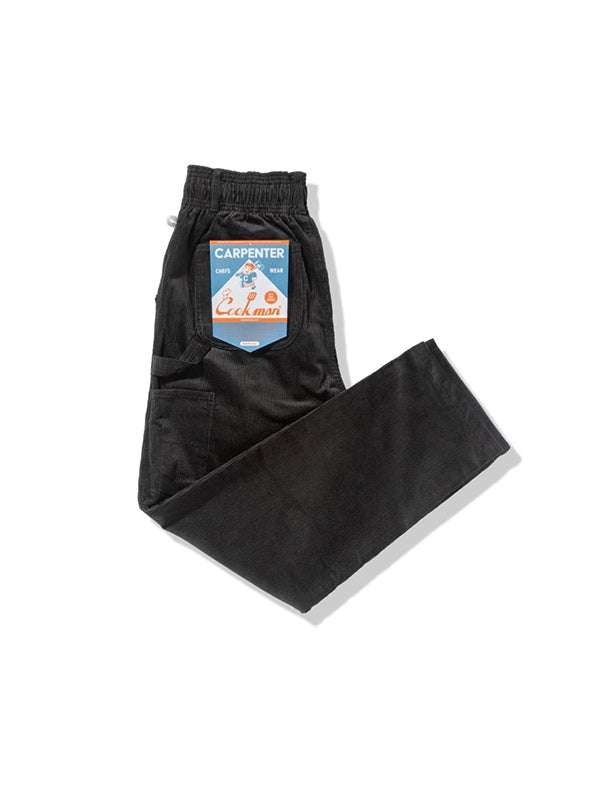 Cookman クックマン カーペンターズ Carpenter's Pants Corduroy - BLACK -