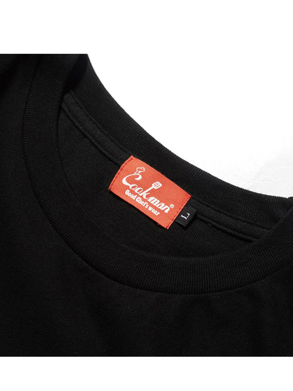 Cookman クックマン Tシャツ LONG SLEEVE TEE Vision Logo - BLACK -