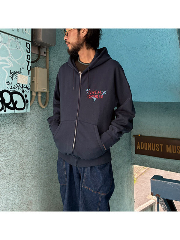 NATAL DESIGN ネイタル デザイン Lil Guardian SWEAT PARKA - NAVY