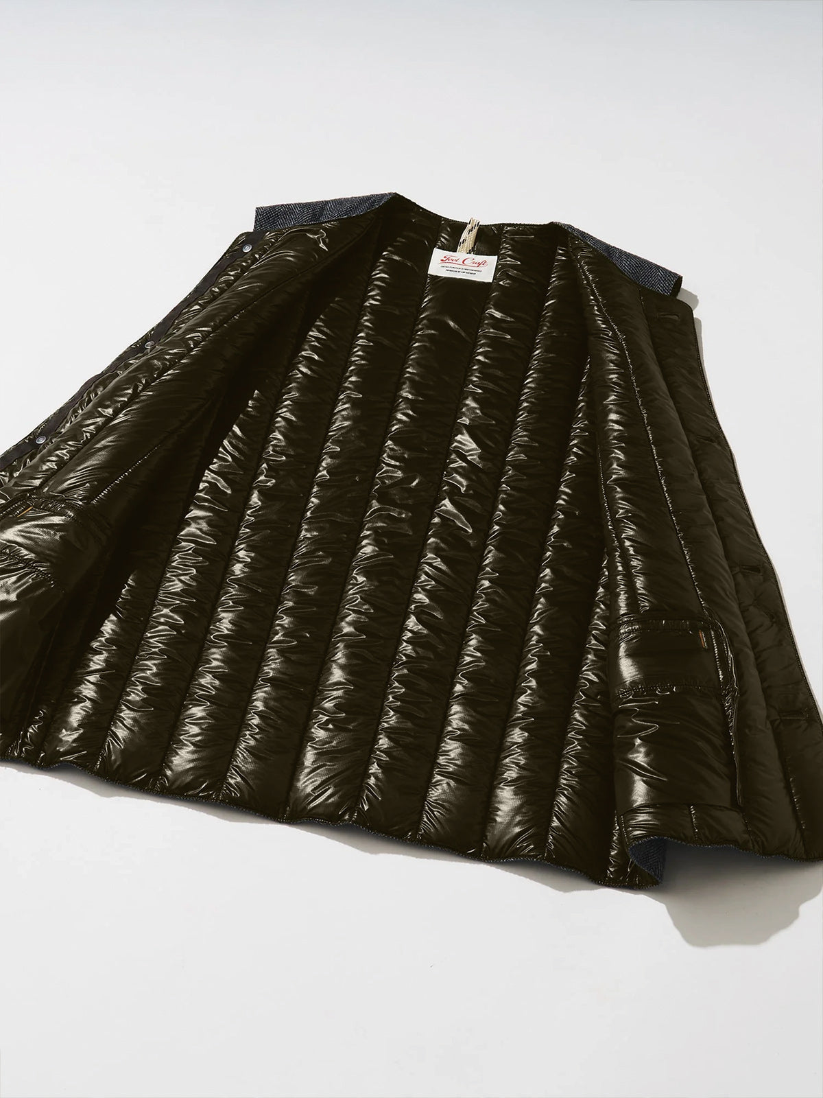 tool craft ツールクラフト DOWN MIDDLER GILET - TWEED -