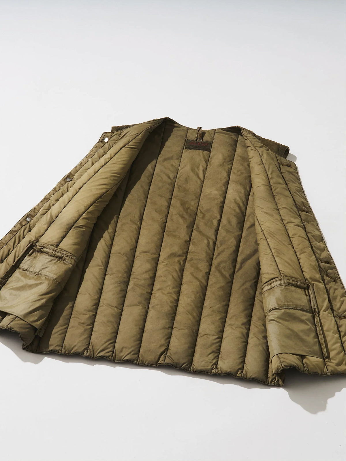 Tool Craft ツールクラフト DOWN MIDDLER GILET ガーメントダイダウンミドラージレ - BROWN -