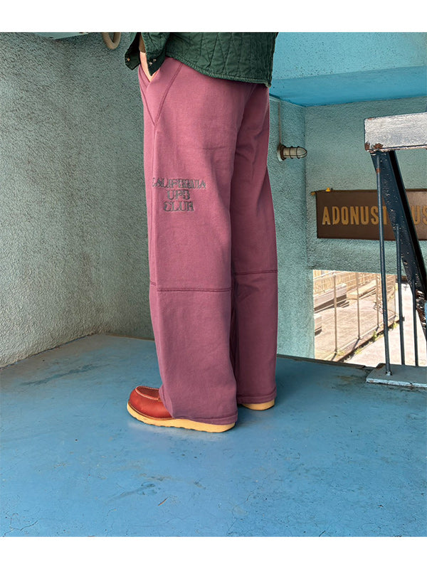 NATAL DESIGN ネイタルデザイン CURVY SWEATPANTS 3D  -M PURPLE-