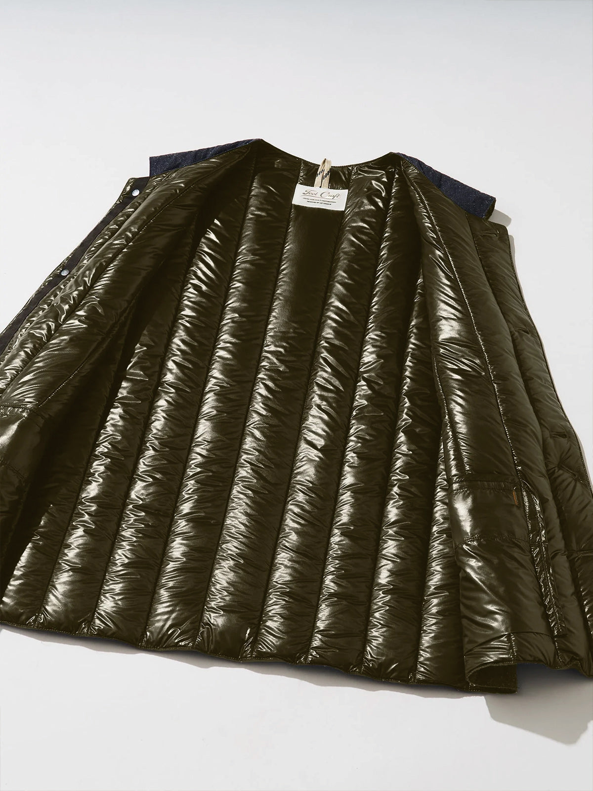 tool craft ツールクラフト DOWN MIDDLER GILET - DENIM -
