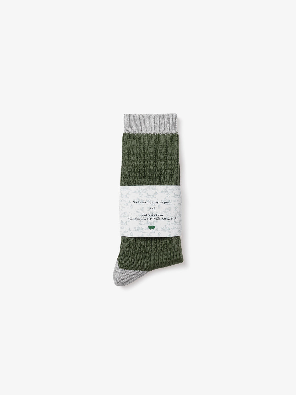 Little Yarmouth リトルヤーマウス UTILITY LIB Sox - OLIVE -