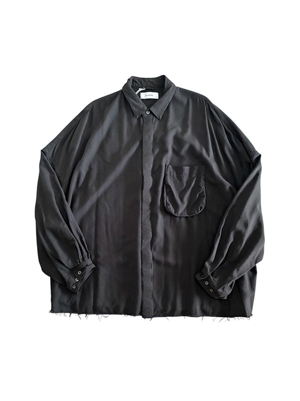 THE JEAN PIERRE ジャン・ピエール Signature 11XL Shirt(RAYON) - BLACK -