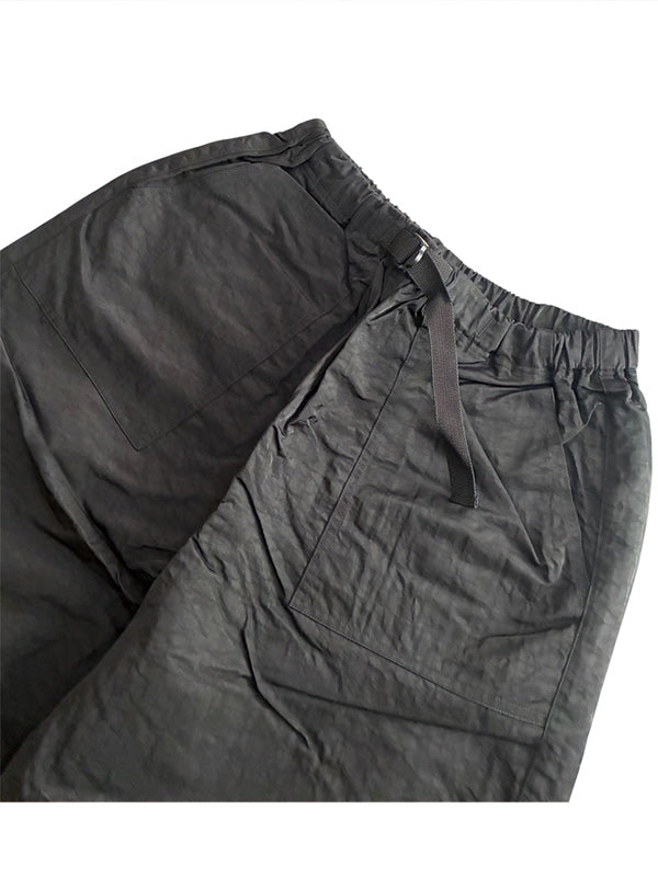 SCARPETTA スカルペッタ EASY NYLON PANTS - BLACK -