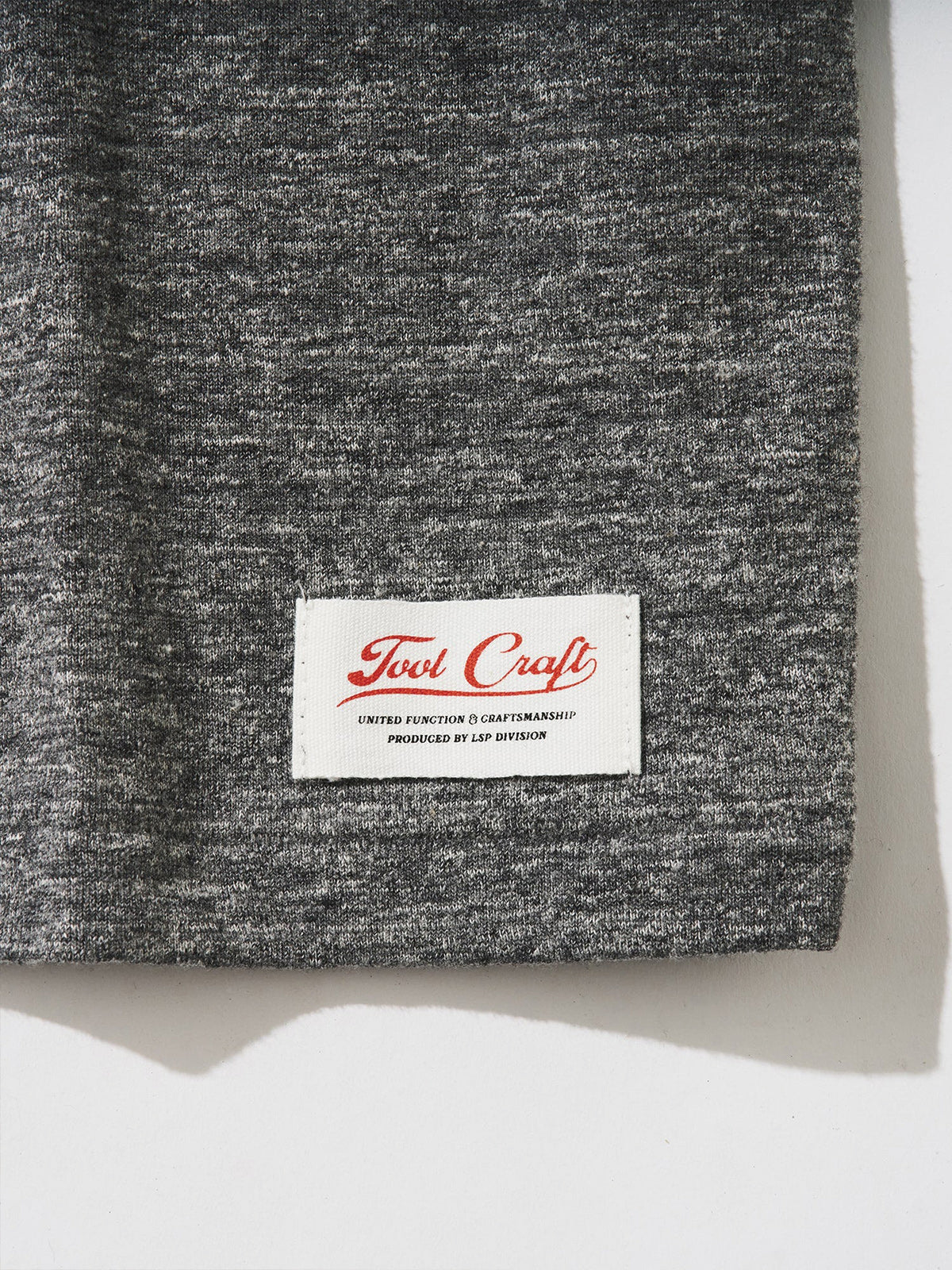 tool craft ツールクラフト LOGO T-SHIRTS - CHARCOAL -