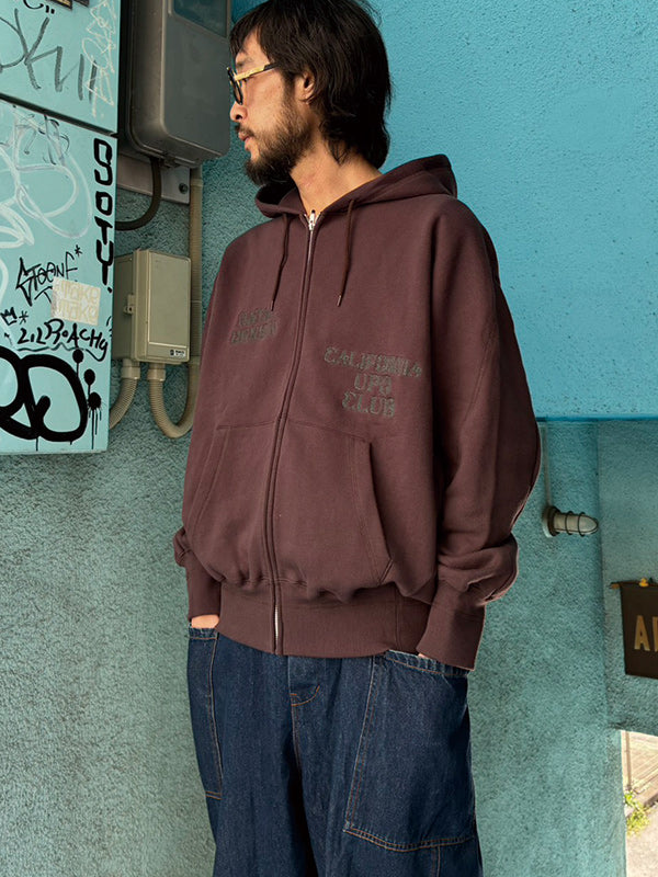 NATAL DESIGN ネイタル デザイン FLOWER OF LIFE SWEAT PARKA  - CHOCOLATE -