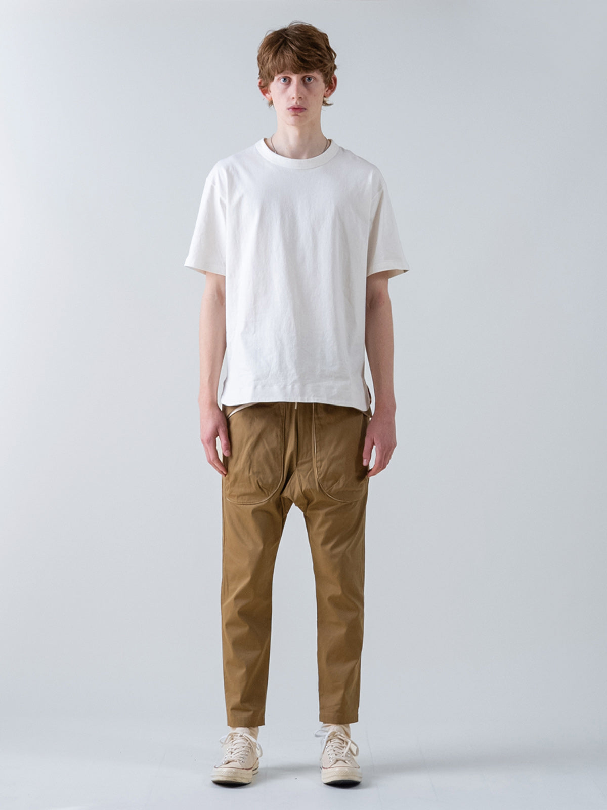 rehacer レアセル Envelope Sarouel Pants - BEIGE -