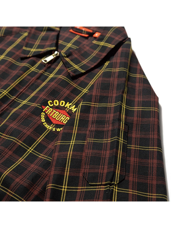 Cookman クックマン Tシャツ Delivery Jacket FAT Tartan Check
