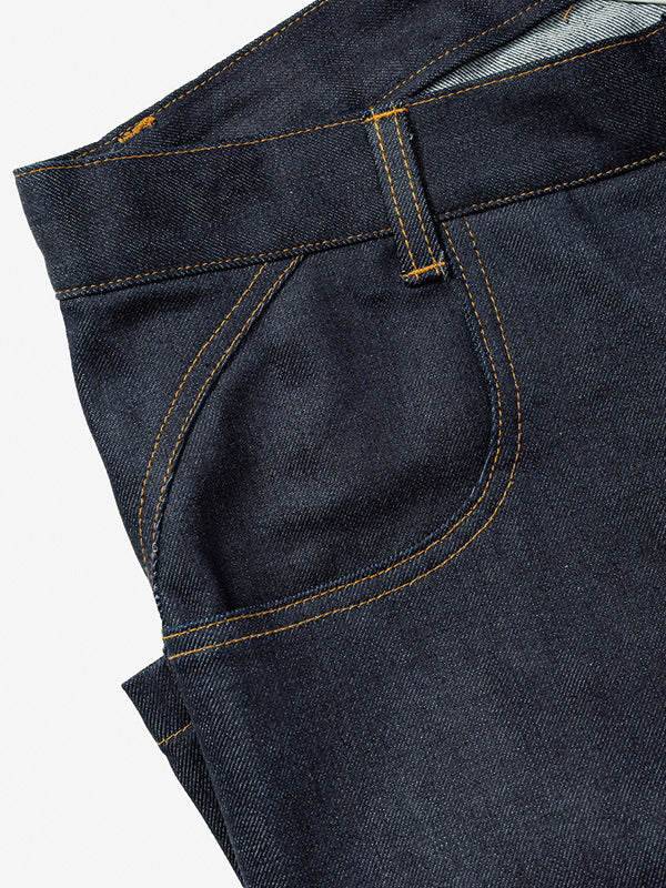 rehacer レアセル Side Pocket Tapered Rigid Denim