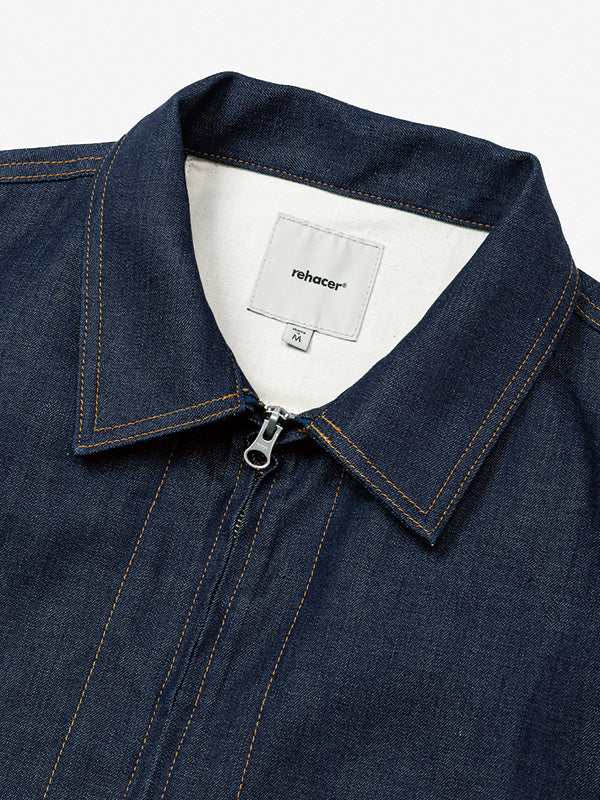 rehacer レアセル Tuck Volume Denim Jacket