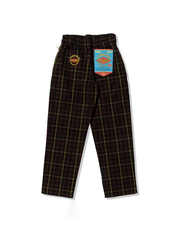 Cookman クックマン シェフパンツ Chef Pants Semiwide FAT Tartan Check