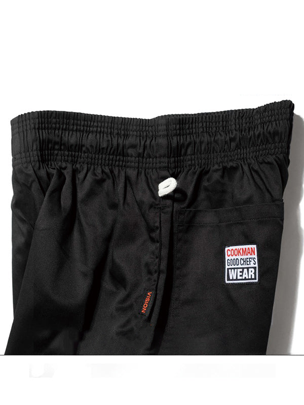Cookman クックマン シェフパンツ Chef Pants Vision Logo - BLACK -
