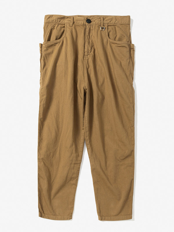 rehacer レアセル Side Pocket Tapered Washed Pants - BEIGE -