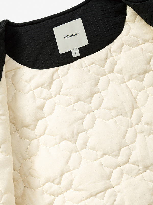 rehacer レアセル Tactical Collarless Jacket - BLACK -