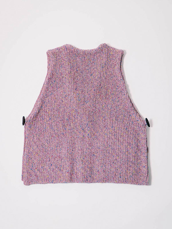 Nasngwan ナスングワム Nasngwam GRAIN VEST- PINK -