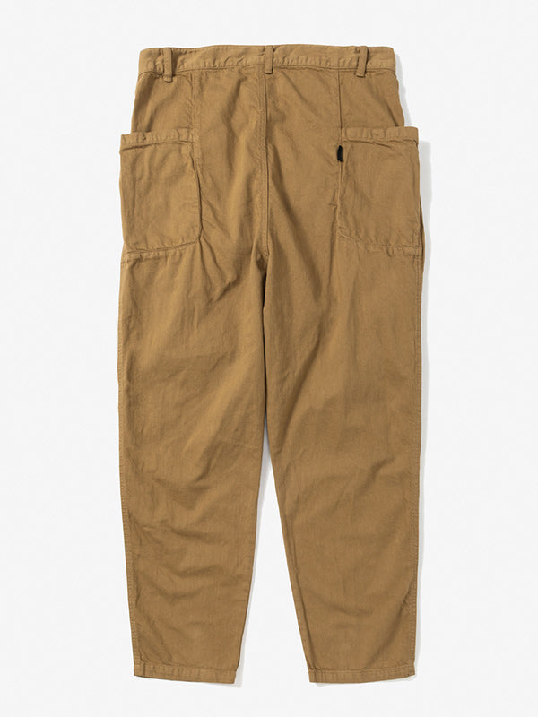 rehacer レアセル Side Pocket Tapered Washed Pants - BEIGE -