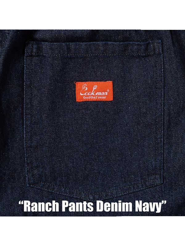 Cookman クックマン ランチパンツ Ranch Pants Denim - NAVY -