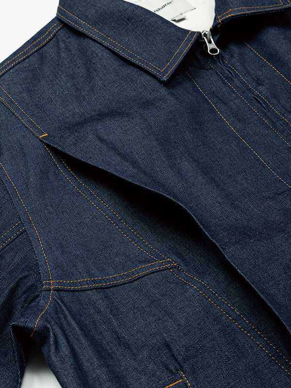 rehacer レアセル Tuck Volume Denim Jacket