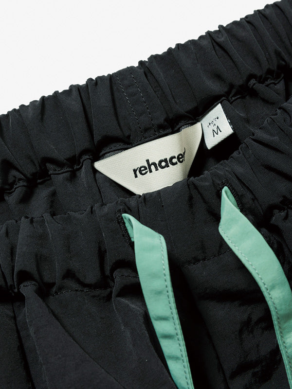 rehacer レアセル × STARTER Track Easy Pants - BLACK -