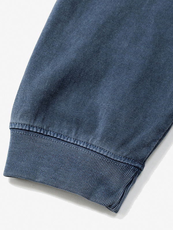 rehacer レアセル Flower Cycle Vintage L/ST-Shirt - NAVY -