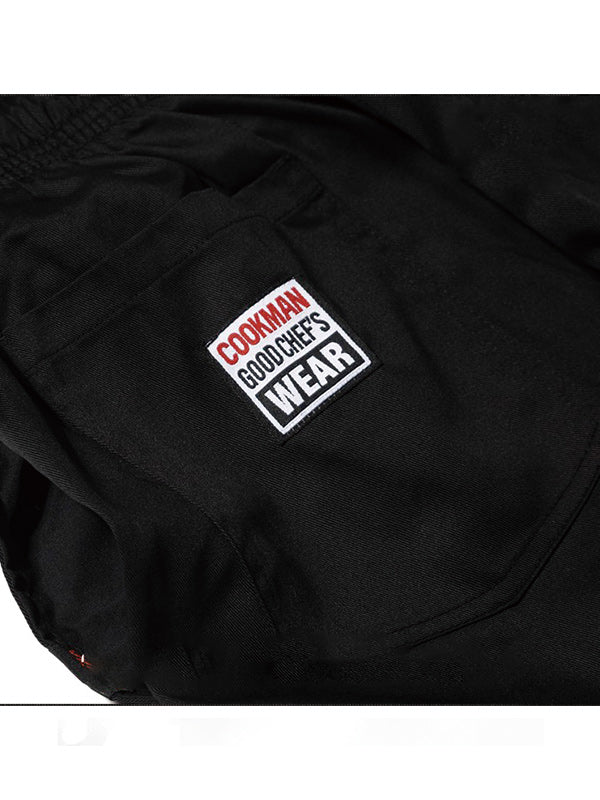 Cookman クックマン シェフパンツ Chef Pants Vision Logo - BLACK -