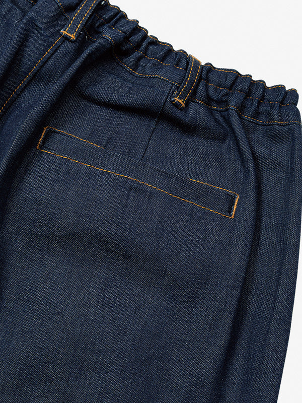 rehacer レアセル Pleat Denim Trousers