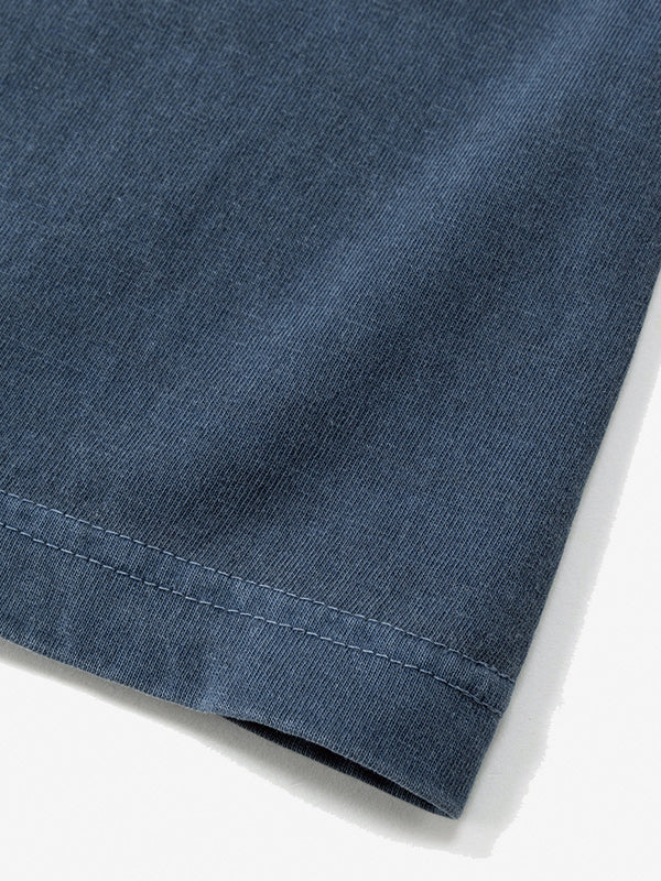 rehacer レアセル Flower Cycle Vintage L/ST-Shirt - NAVY -