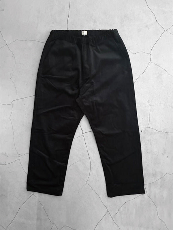 ALLS オールズ CORDUROY PANTS - BLACK -