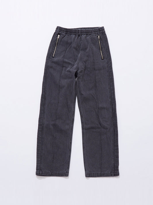 SCARPETTA スカルペッタ DENIM TRACK PANTS - BLACK -