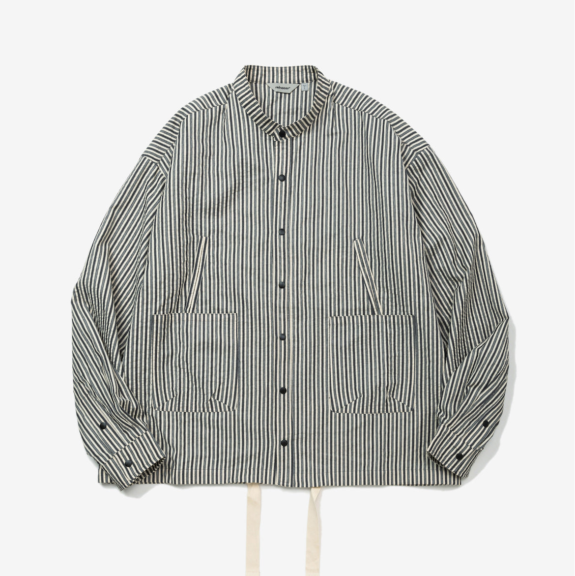 rehacer レアセル Prisoner Shirt Jacket - BLACK -