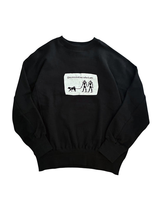 NATAL DESIGN ネイタル デザイン ANBS CREW SWEAT  - BLACK -