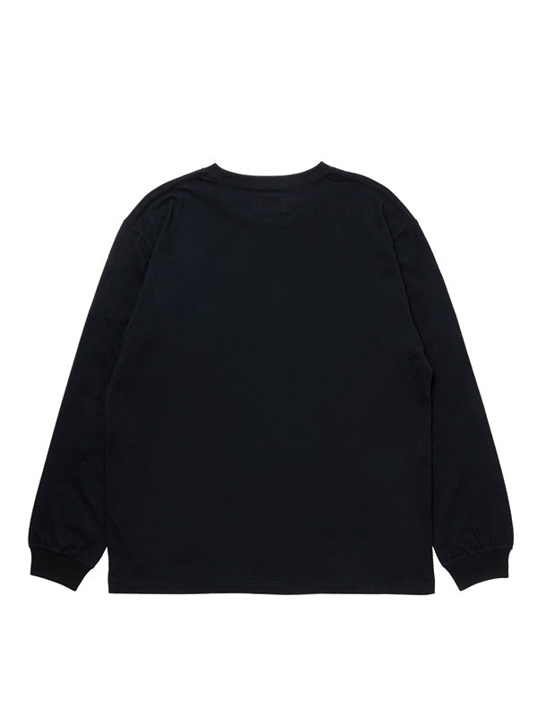 ROTTWEILER ロットワイラー R9 LOGO LS TEE - BLACK -